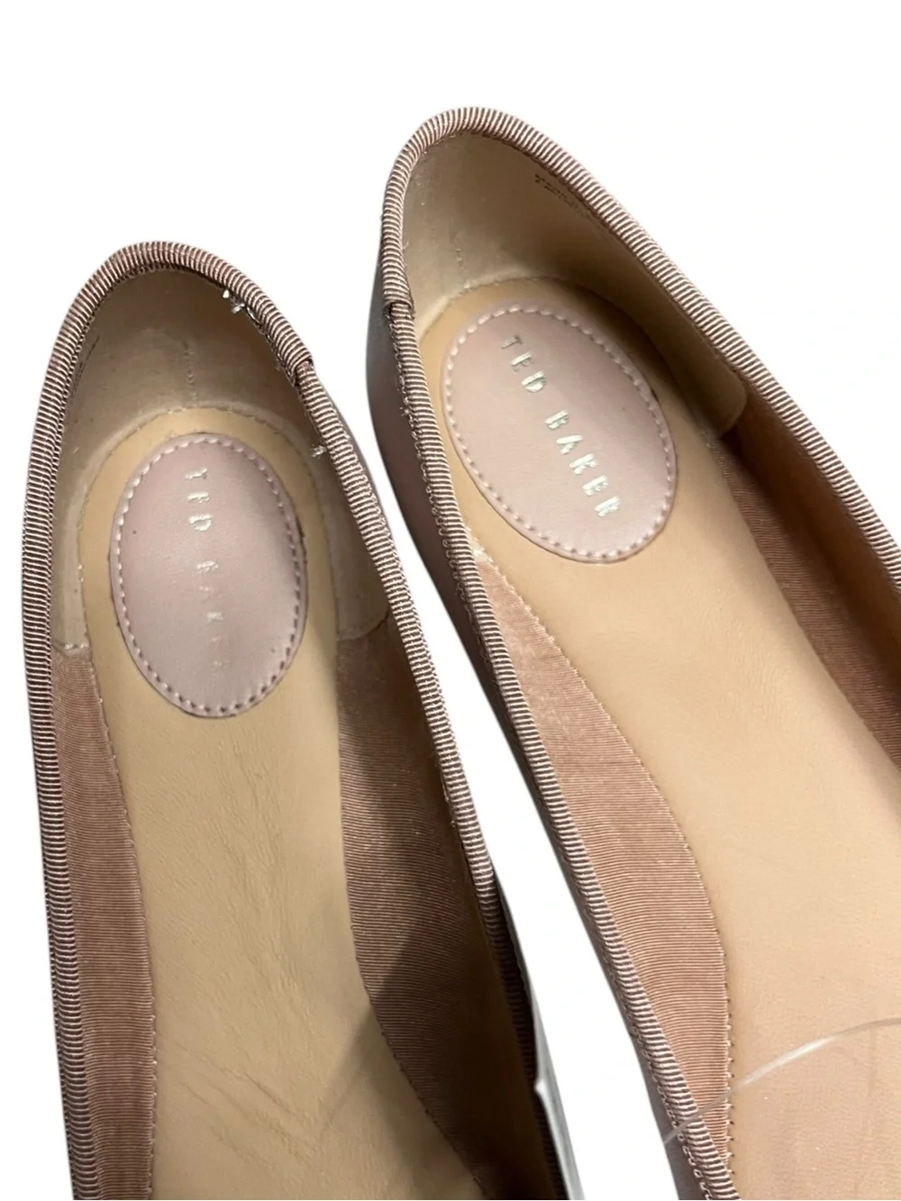 🌻 NEW w/Tag Ted Baker Pink Ballerina Flats Almond Toe Signature Bow Size 9